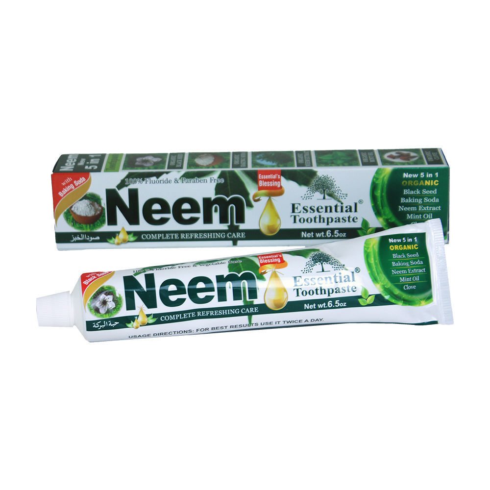 Neem Essential Toothpaste 100% Fluoride Free & Vegetable Base ...